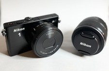 Nikon 1 J4 18.4MP Black Digital Camera W/ 10-...