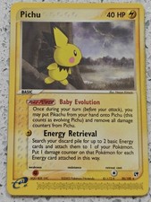 Pichu Non-holo Rare 20/100 EX Sandstorm Mint