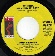 Rousing Memphis R&B POP STAPLES "Whica Way Did It Got" STAX VG+/VG++ Mack Rice