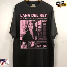 Lana Del Rey Album Ultraviolence Born To Die T Shirt Full Size S-5XL