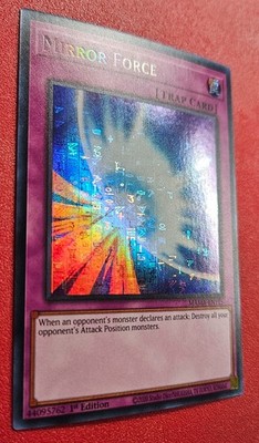 1x Yu-Gi-Oh! Mirror Force - MAMA-EN115 - Secret Pharaoh Rare - 1st