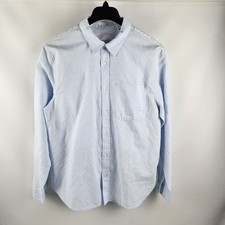 7 For All Mankind Shirt Mens XL Light Blue L/S Button Up