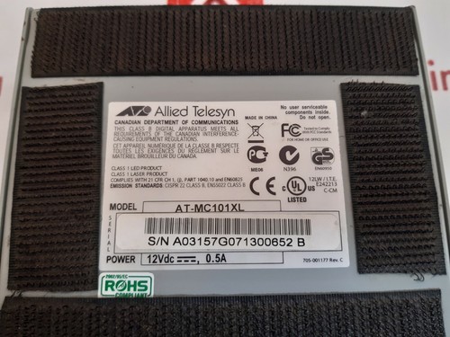 Allied telesyn at-mc101xl fast ethernet media converter - Picture 3 of 4