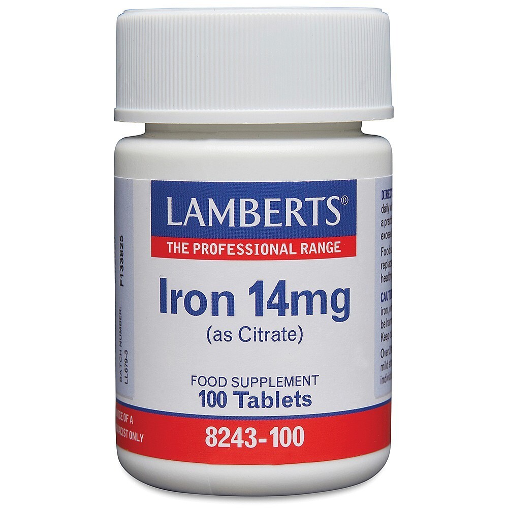 Lamberts Iron 100 Comprimés 14Mg - Image 2