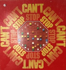 1980 Can’t Cant Stop Board Game No. 122 Parker Brothers Vintage Complete! Nice!