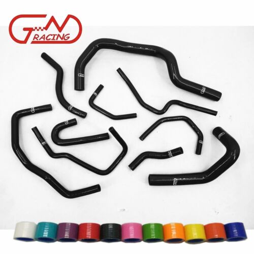 Silicone Radiator Heater Hose Kit Fit Honda CRV 1997-2001 CR-V MK1 B18 B20 Black - Foto 1 di 15