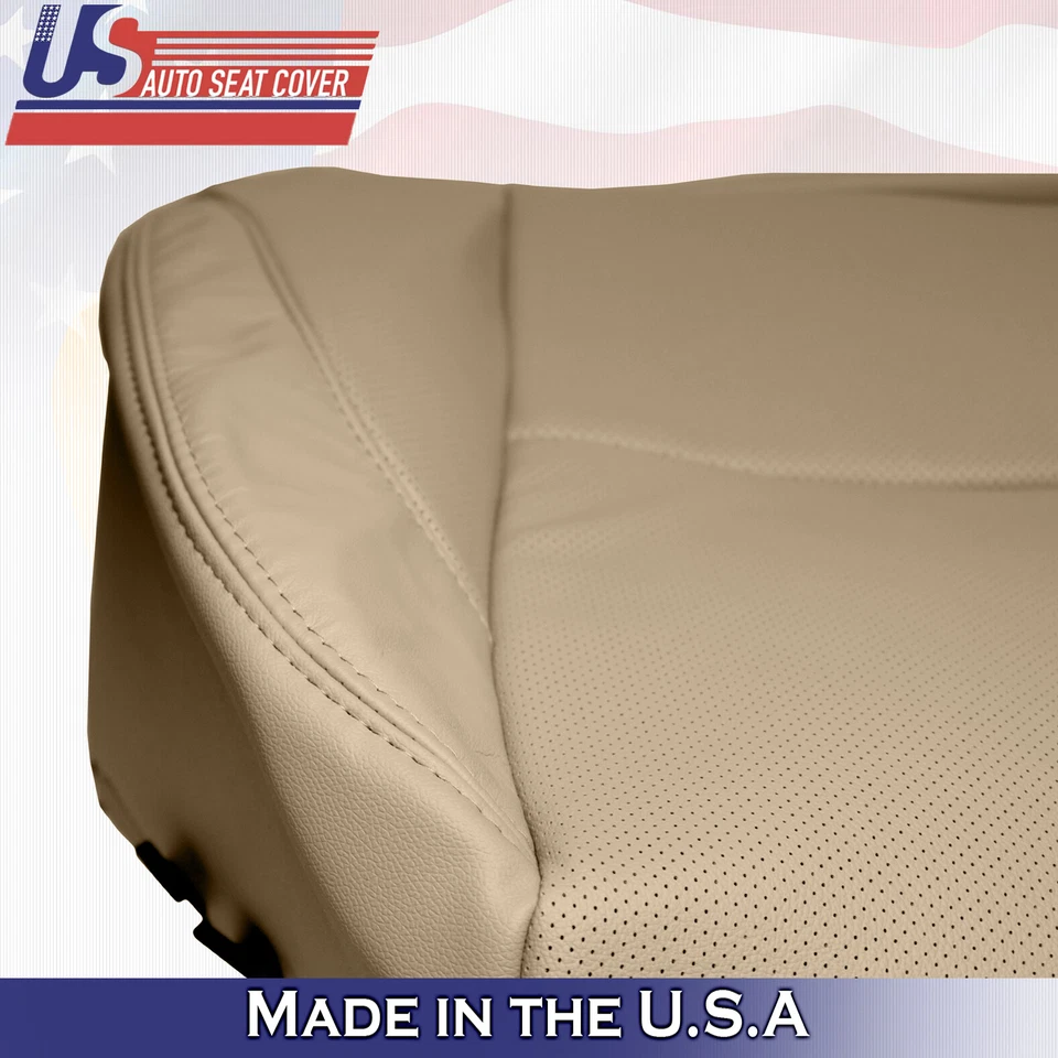Cubiertas de asiento de cuero tostadas para Lexus ES350 2007 A 2012 segunda fila superior e inferior del banco Foto 3 de 4