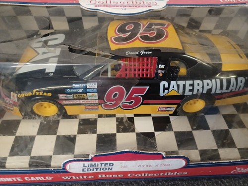 1/18 #95 DAVID GREEN 1995 CATERPILLAR MONTE CARLO NASCAR WHITE ROSE DIECAST BANK - Picture 2 of 2