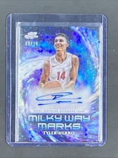 Tyler Herro AUTO Black /10 Milky Way Marks 2023-24 Topps Cosmic Chrome