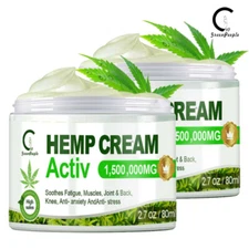 Hemp Pain Relief Cream For Pain Relief Cream Knees,Back,Joints,Muscle,Arthritis