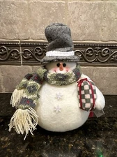 TJ's CHRISTMAS STUFFED SNOWMAN ~ SO CUTE!