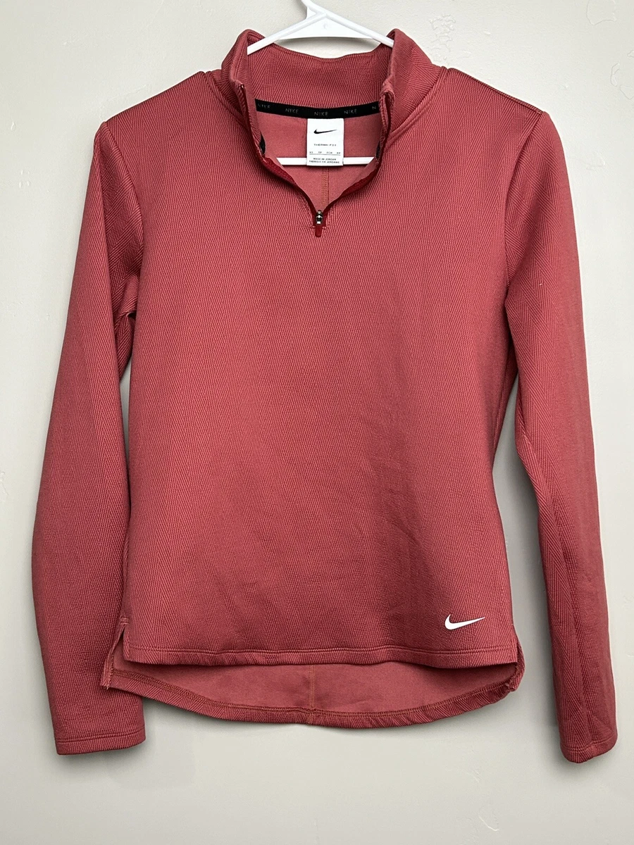 women's nike therma fit half zip top