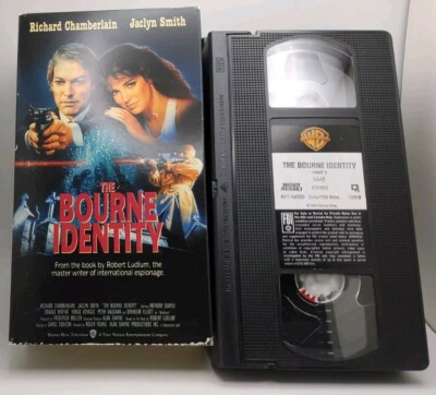 The Bourne Identity VHS, Pre-owned, Very Good Condition, 1988 Warner Home Video 
