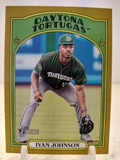 IVAN JOHNSON /18 GOLD 2021 Topps Heritage Minor League Parallel #127 REDS