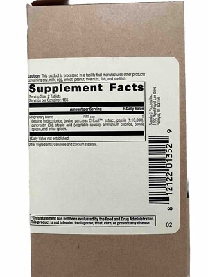 Standard Process Zypan - Digestive Support - 330 Tablets - Exp 09