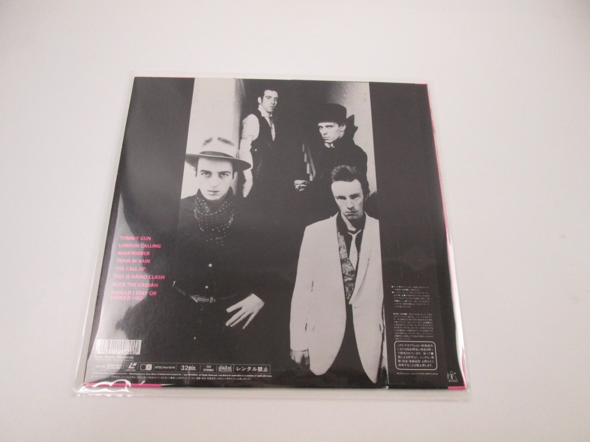 THE CLASH This is Video Clash with OBI Laser Disk Disc Japan LD 