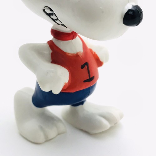 Vintage Peanuts Snoopy Running Jogging Race PVC Figure Easter Egg w/ Woodstock - Picture 5 of 10