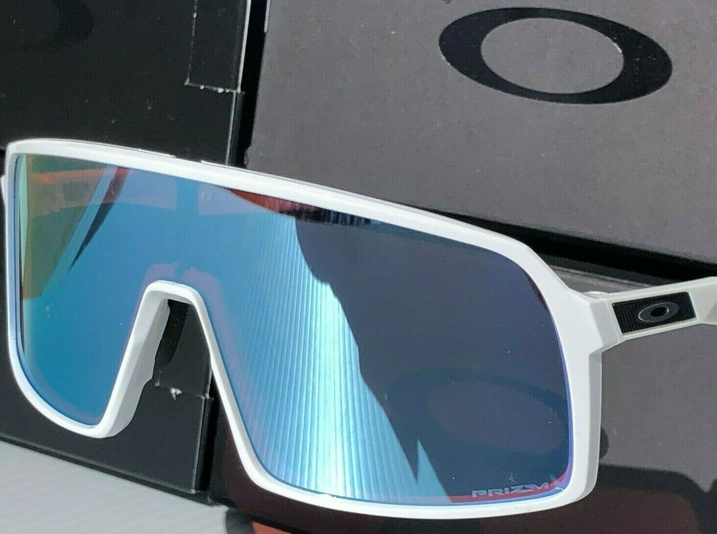 Oakley SUTRO White polished PRIZM Sapphire Blue Sunglass 9406-22 eBay