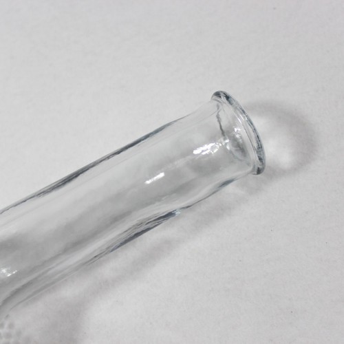 Vintage Clear Glass Hobnob Bud Vase Stamped USA 14 on Bottom 8.5" Tall - Picture 6 of 6