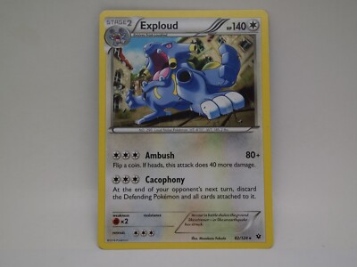 Pokemon TCG XY Fates Collide Exploud 82/124 Rare