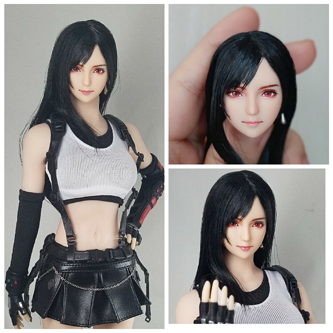 OB Customized 1/6th The goddess of fantasy Tifa Head Sculpt