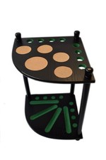 8 Pool Cue Rack - Billiard Cue Stick - Black Finish Floor Cue Rack FREE SHIP