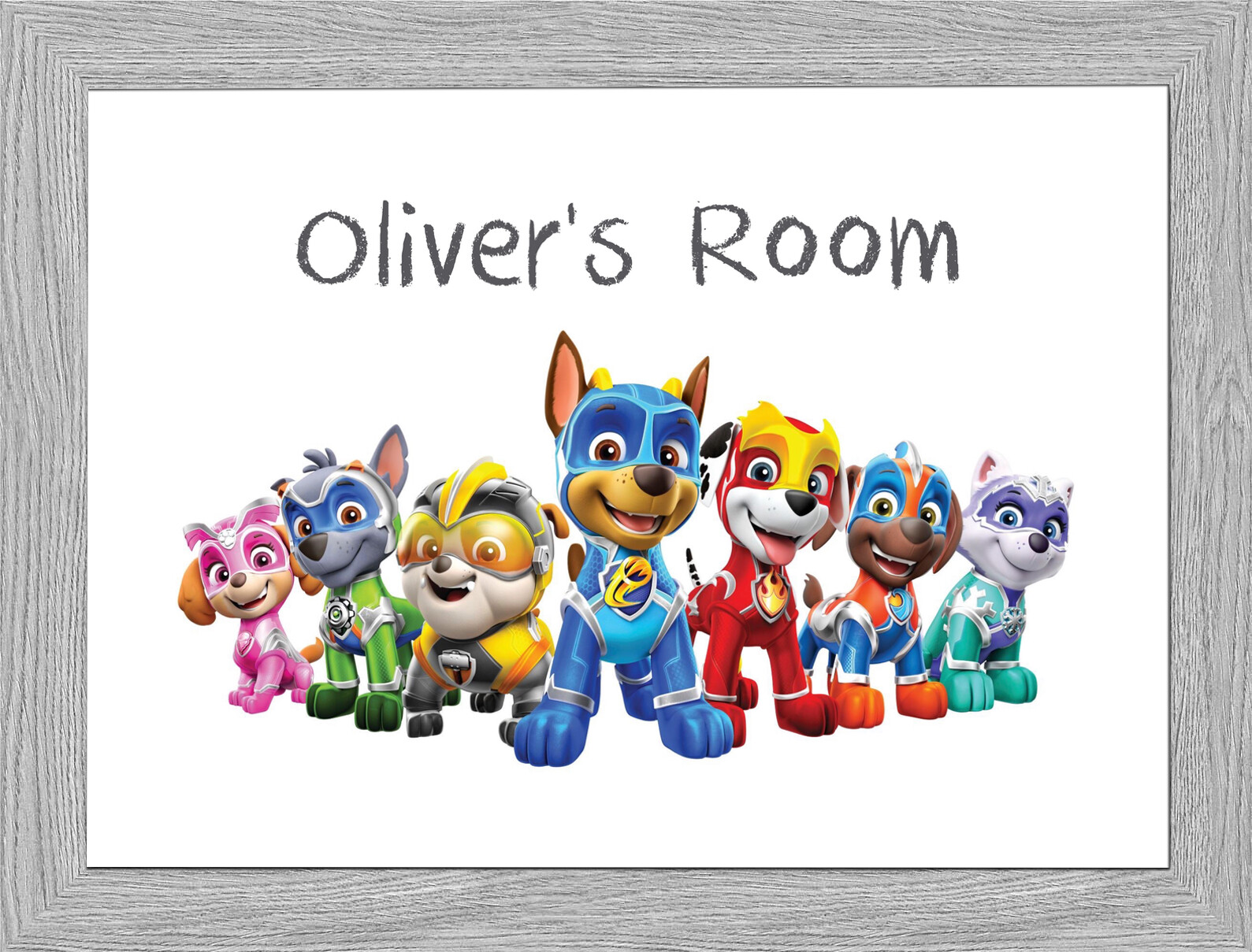 mighty pups wall decal