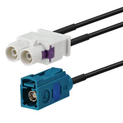 Antenne Adapter Mercedes Comand APS mit doppel FAKRA Stecker auf weiblich kabel