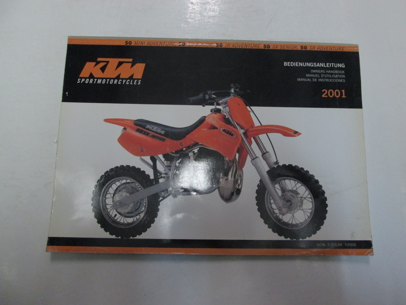 2001 ktm 50 sx pro senior