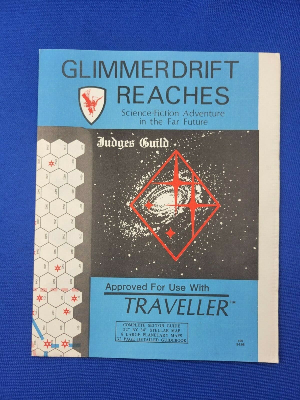 Traveller Glimmerdrift Reaches with Map - Judges Guild