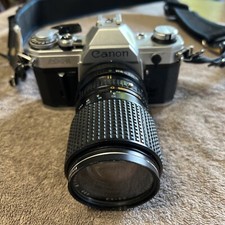 Canon AE-1 Program 35mm SLR Film Camera with 35-105 mm Lens