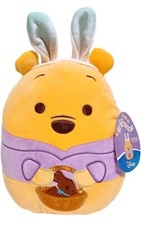 Squishmallows Kellytoy Plush Disney Winnie the Pooh w/Bunny Ears 8" Easter 2024