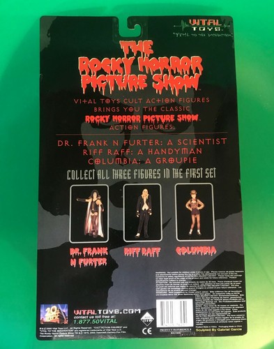 Rocky Horror Picture Show FRANK N FURTER COLUMBIA RIFF RAFF 3 Figuren Vital Toys - Bild 6 von 10