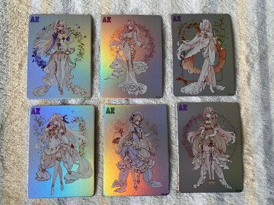 Goddess Story Doujin Anime Waifu  Dream Girl AR 12 Insert Cards Complete Set