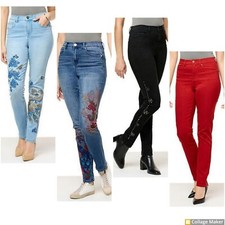 DG2 by Diane Gilman New Classic Stretch Greatest Hits Embellished Jean - NWT