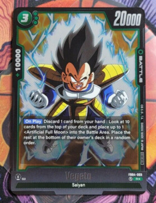 Vegeta FB04-069 Tournament Promo Dragon Ball Fusion World Card | eBay