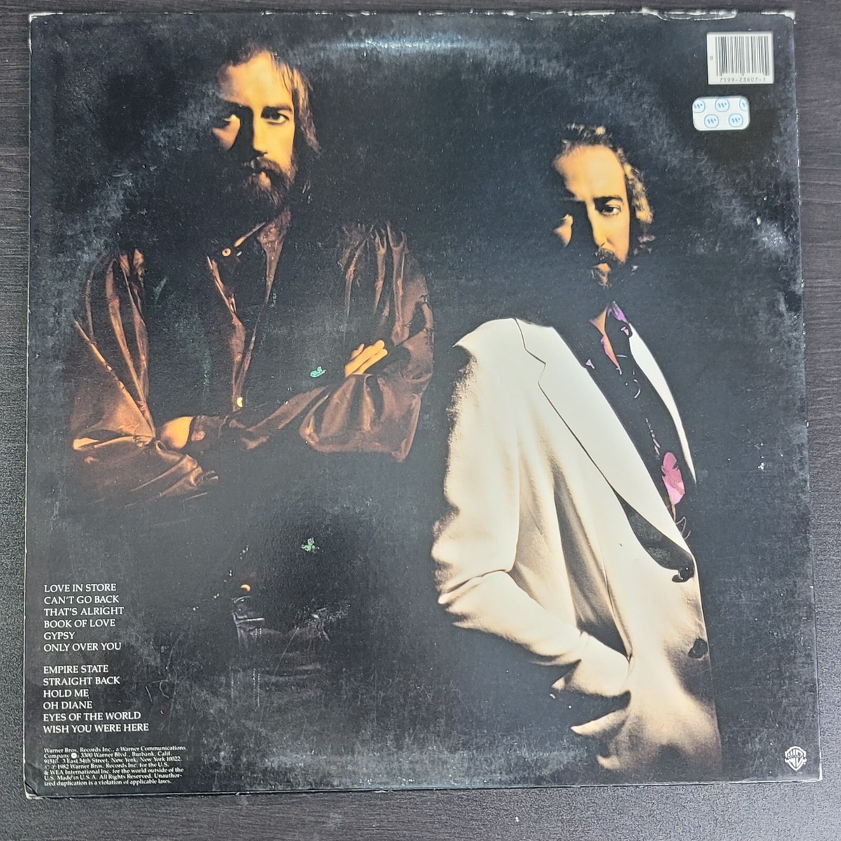 Fleetwood Mac Mirage Vinyl Record With Original Cover 1982 Warner