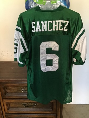 NEW YORJ JETS #6 MARK SANCHEZ - USED SIZE 54 - Picture 3 of 3