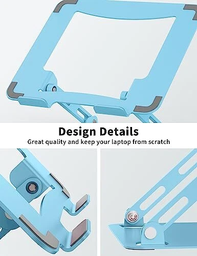 Adjustable Ergonomic Laptop Stand for Desk Portable E-Blue Riser