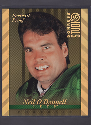 1997 STUDIO GOLD PORTRAIT PROOF EXECUTIVE PROMO #12 NEIL O'DONNELL #XX/1000 EXMT