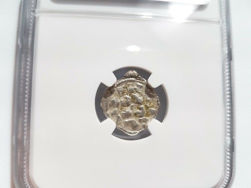 Henry (Enrico) Italia NGC AU 58 Lucca Silver Denier Caballeros Templarios Santo Cruzado - Imagen 8 de 12