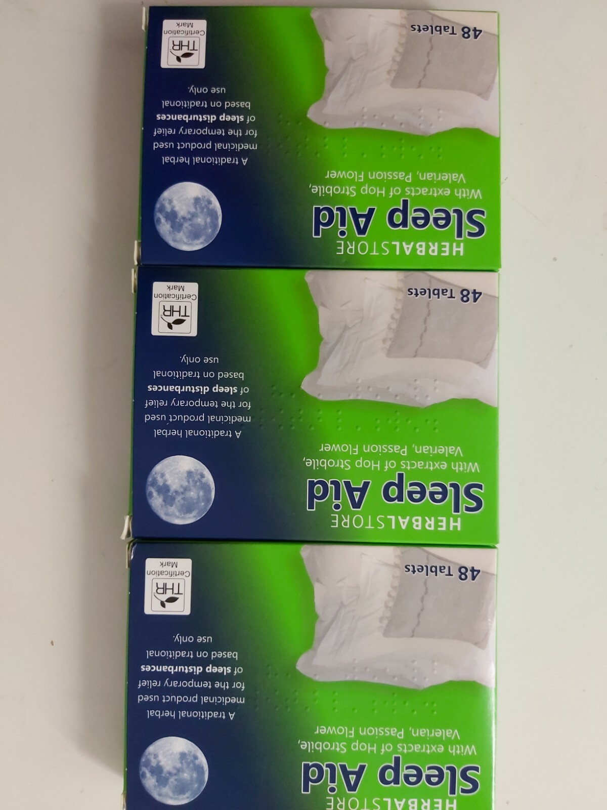 Sleep Aid Herbal Valeriana Root Tablets x 3 packs (144 Tablets