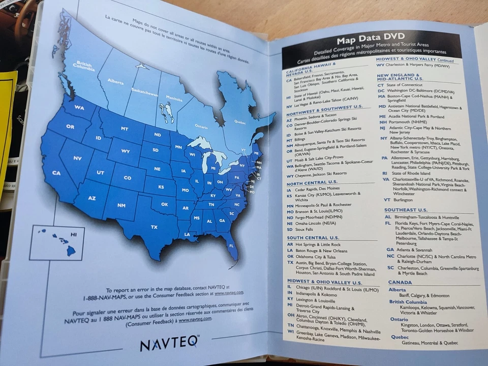 Mercedes-Benz Navigation DVD for COMAND UNITED STATES CANADA 2006 A2118278759 - Bild 4 von 4