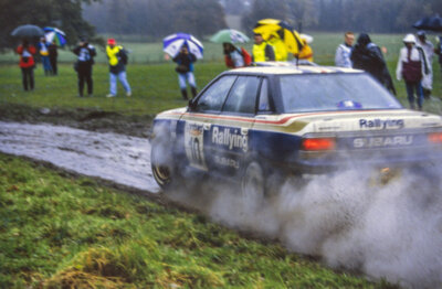 Ari Vatanen Bruno Berglund Subaru Legacy WRC Rally 1992 Motor Racing Old Photo 8
