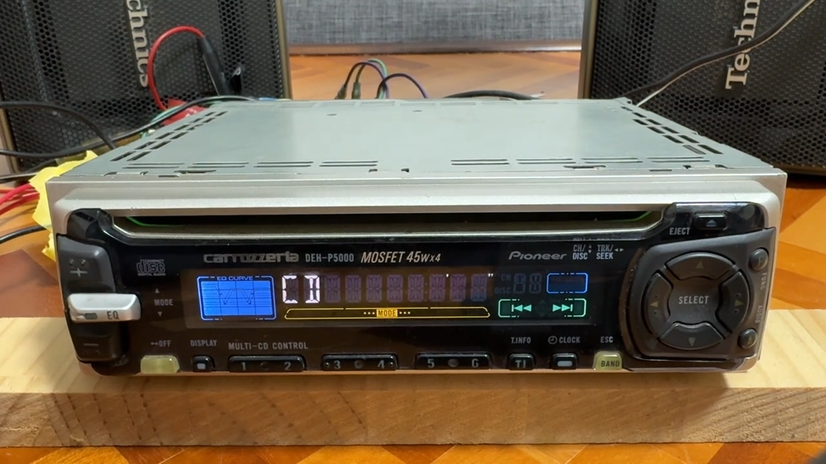 Carrozzeria CDS-P5000 SPECTRUM ANALYZER CD PLAYER 動作未確認 Carrozzeria CDS-P5000 SPECTRUM ANALYZER CD PLAYER 動作未確認