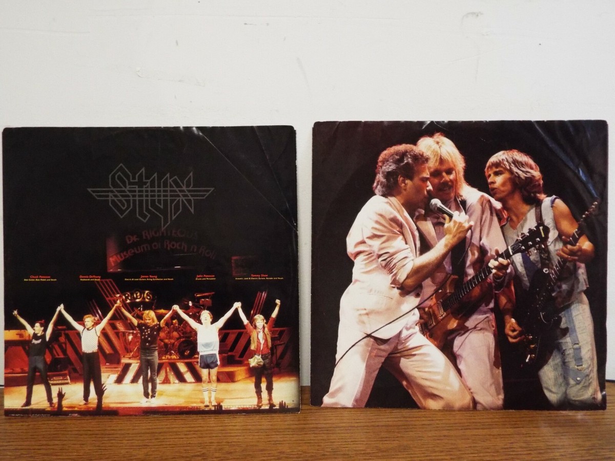STYX CAUGHT IN THE ACT LIVE 1984 ROCK 2XLP VINYL ALBUM | eBay
