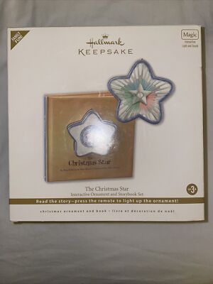 2012 Halmark The Christmas Star Interactive Ornament and Storybook Set