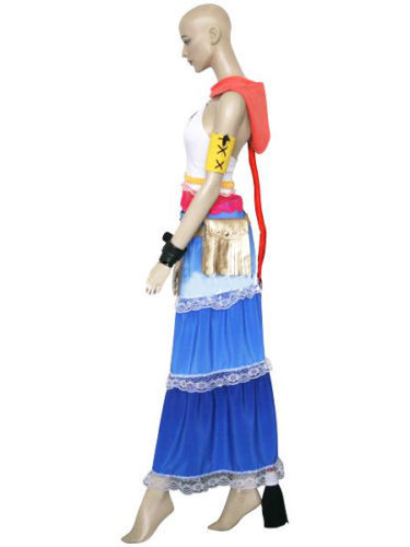 Final Fantasy X-2 Yuna cosplay costume any size: Full Set Free shipping - Picture 8 of 12