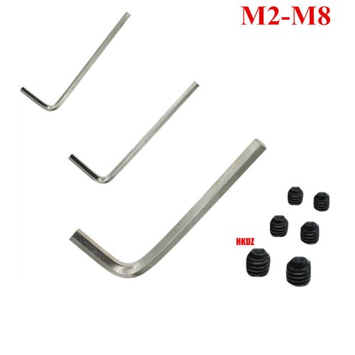 M2~M8 Metric Hexagonal Key 0.9mm~4mm All SizesShort Arm Allen Keys Hex Wrenches - Picture 6 of 20