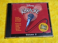 Disney Karaoke, Vol. 2 by Various Artists CD, 2000 NEW Never Open Parties